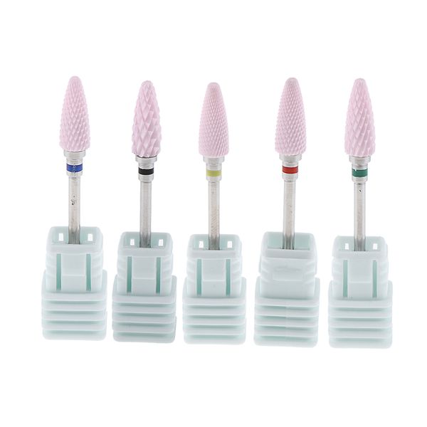 

electric ceramic nail drill bit grinding head for nail uv gel polish remover