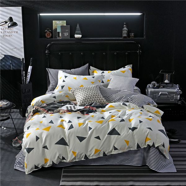 

geometric bedding sets duvet cover cartoon bed sheets pillowcases twin  king quilt comforter cover good quality bedclothes