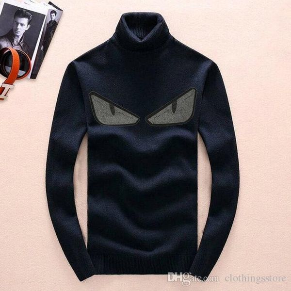 

парирует итальянский дизайнер бренда свитер мужской свитер моды роскошь свитер бутик дна рубашки случайным балахон моды пуловеры, White;black