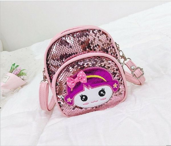 

cartoon shoulder bag kindergarten schoolbag backpack kids for toddler sequin