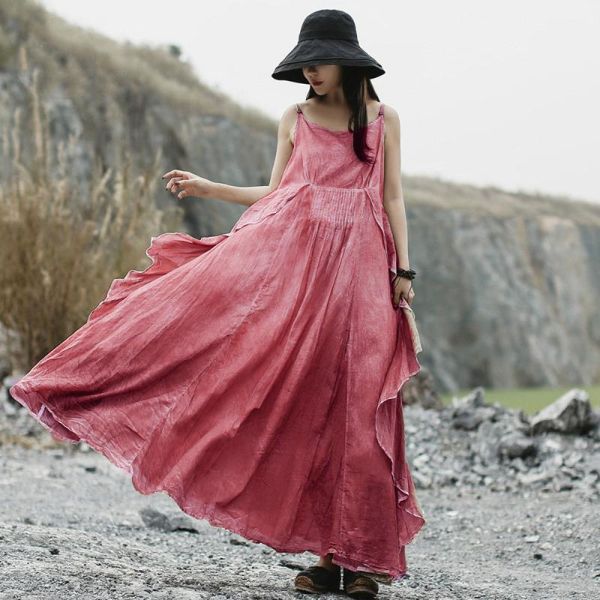 

sleeveless stitching double layer ruffled irregular hem dress 2020 summer simple solid color loose casualfemale dress, Black;gray