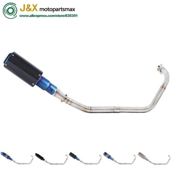 

полная выхлопная система мотоцикла escape slip on для yamaha yzf r15 mt15 mt-15 2008-2017 средний глушитель труб db-killer
