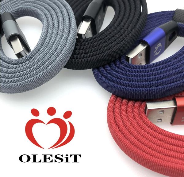

Ole it 1m 3a u b cable data ync cloth type c micro u b flat phone charging cable for am ung huawei xiaomi nokia with retail
