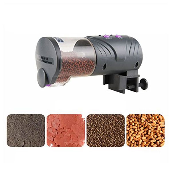 

automatic fish feeder practical food dispenser multi-functional timer feeders for aquarium and fish tank