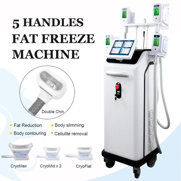 

2019 cryolipolysis cool shaping machine for body shape anti cellulite treatment 4 handles spa use cryo lipolysis slimming equipment