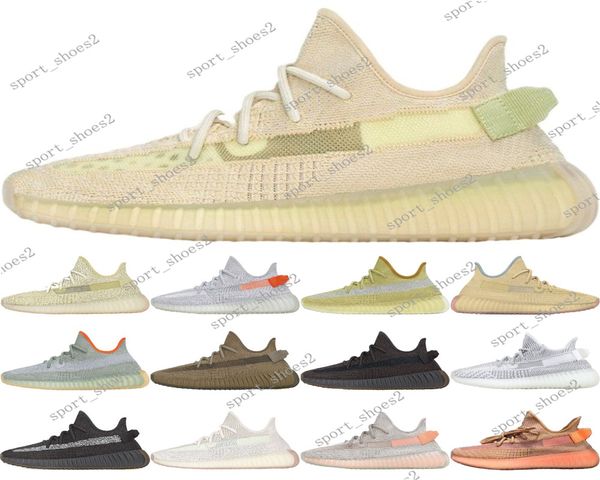 

kanye west v2 men women black yecheil yeezreel yeshaya cloud white citrin yeehu glow antlia synth static sneakers 3m reflective shoes#002