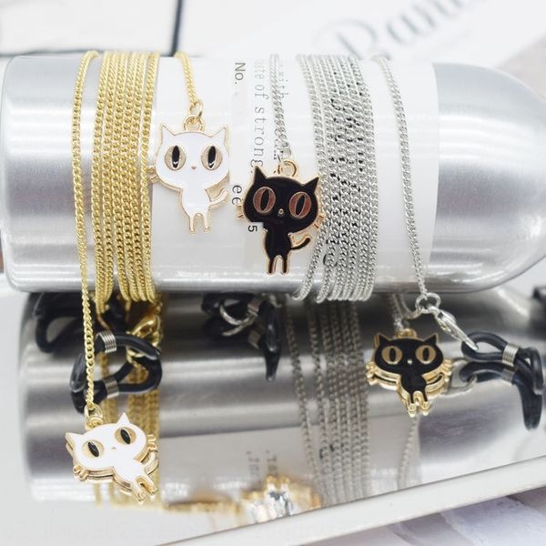 

personalized thin cat-shaped sun glasses chain decorative sunglasses chain
