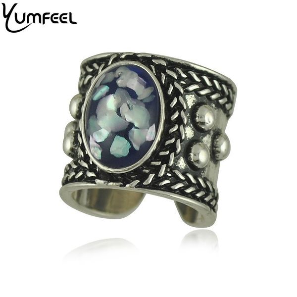 

r1283 new tibetan silver plated punk style vintage & boho rings 4color choice faux stone vintage ring for woman jewelry