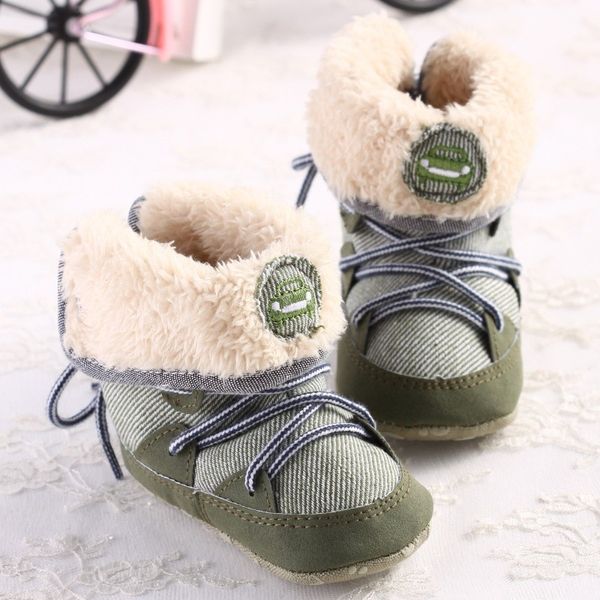 

newborn baby boots booties shoes kids prewalkers super keep warm winter crib babe footwear first walker shoe