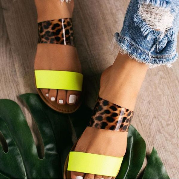 

send 2019 new women's fashion women's shoes sandals flat with ladies bright color beach shoes outdoor trend slippers, Black