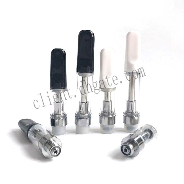 

TH105 TH205 Glass Ceramic Carts 0.5ml 1.0ml Pyrex Vape Carts Ceramic Drip Tip TH105 Glass