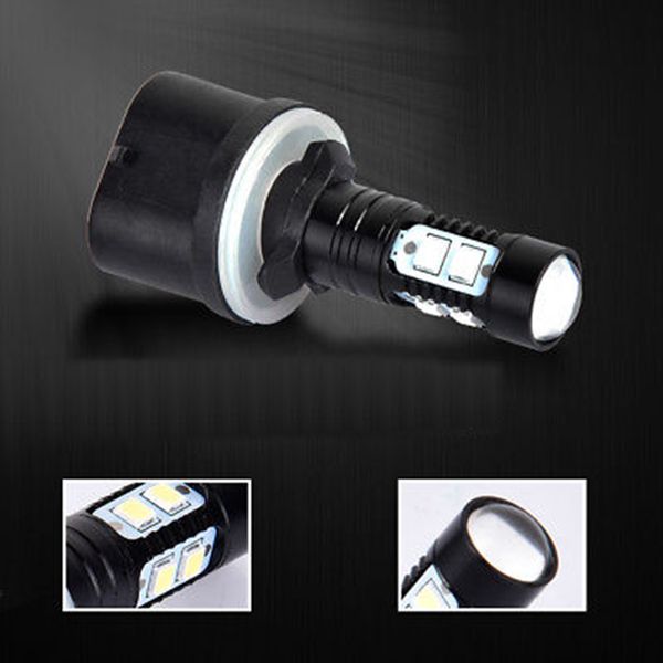 

2pcs 880 led fog light 6000k 100w 10smd car lights white bulbs