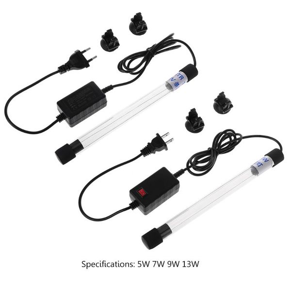 

aquarium sterilizer lights uv lamp fish tank bactericide uv disinfection water treatment purifier
