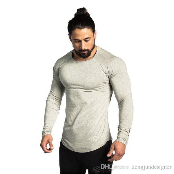 

мужская осень прохладный дизайнер tshirts crew neck сплошной цвет спорт homme одежда мода стиль повседневная одежда, White;black