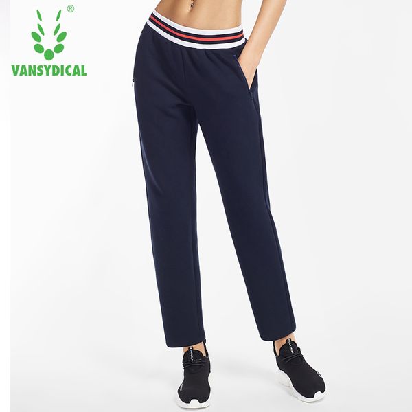 

sports running pants women's zipper pocket breathable outdoor workout jogging long trousers female sweatpants, Black;blue