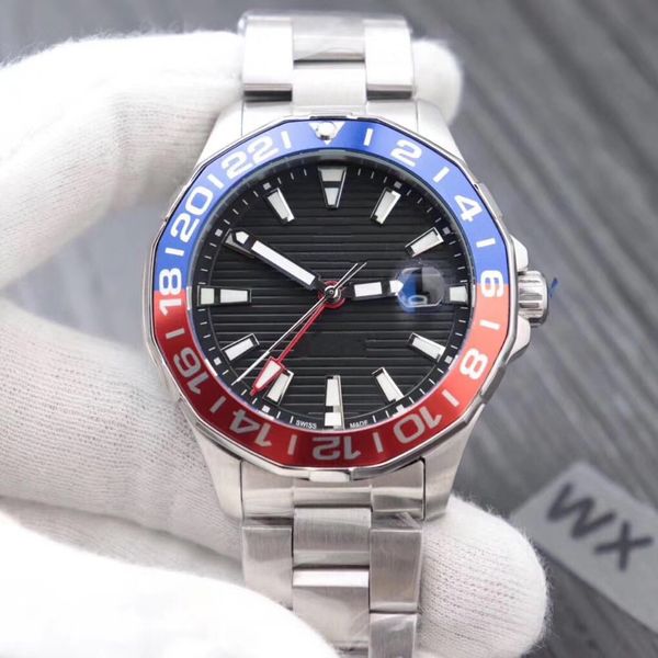 

Whole ale fa hion watche made of 361l tainle teel man 039 fully automatic mechanical watche waterproof 43mm ale deliver, Slivery;brown