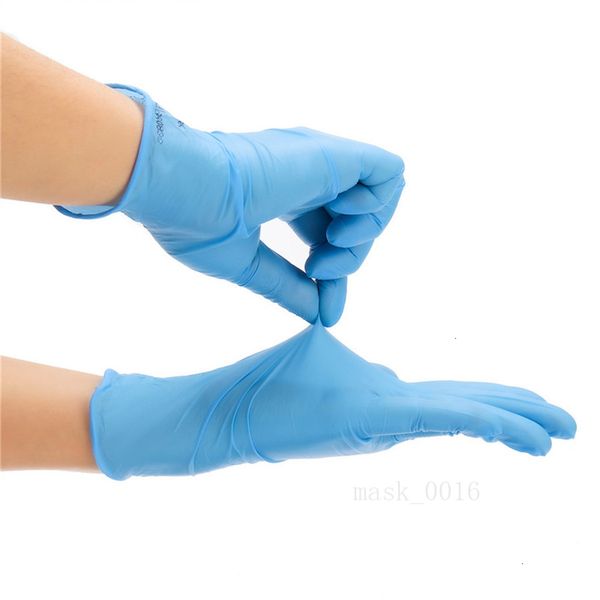 

food wholesale grade transparent powder 100pcs household labor protetive pvc coated rubber latex disposable gloves ji8e qa