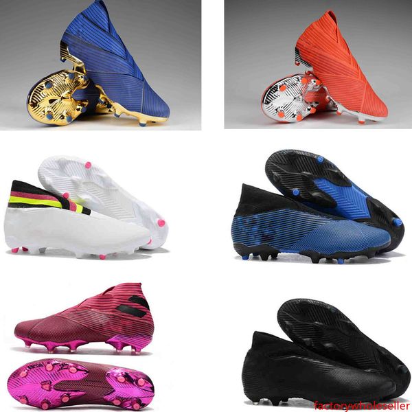 

2019 waterproof new mens nemeziz messi 19.3 fg 19 soccer football shoes boots 19 scarpe calcio original cleats size 39-45
