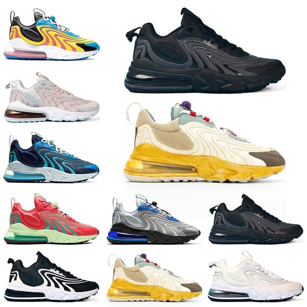 

react eng mens trainers running shoes bauhuas triple black white athletics outdoor men women sports sneakers size 36-45 wholesale