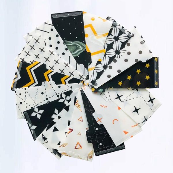 

15шт творческий бюджетный лист денежные конверты геометрический узор водонепроницаемый бюджет конверты наличные деньги для подарка женщина м