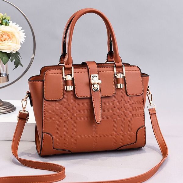 

leather luggage tag bag pu women's leather bag 2020 new ins fashion handbag korean wild shoulder messenger bag purse hook