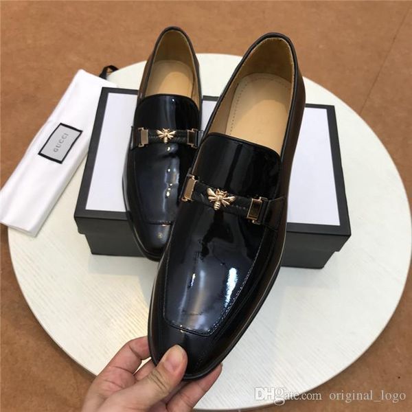 

luxury men girl casual genuine leather walking sports trainer sneaker shoes with box 01, Black