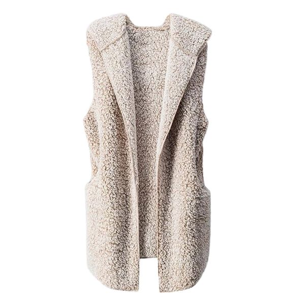 

autumn winter coat women winter warm hoodie outwear casual jacket faux fur zip up sherpa jacket chaqueta mujer, Black;brown