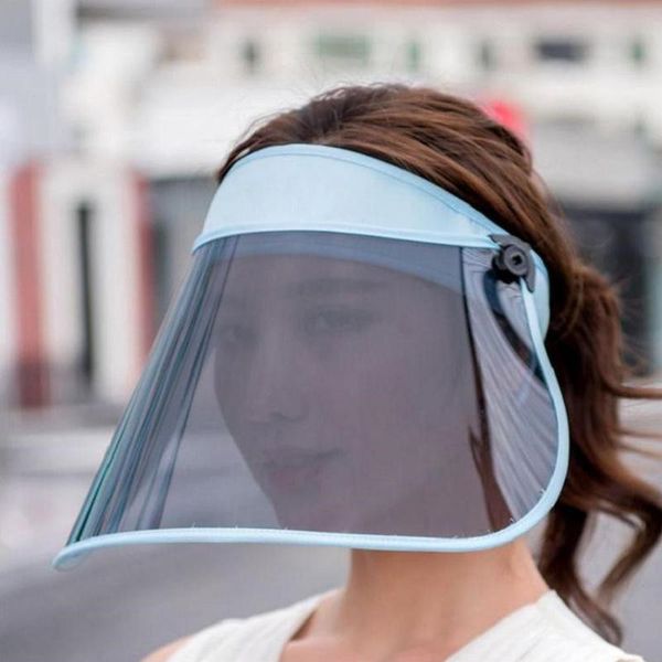 

fast shipping summer sun protection hats for women outdoor activity fishing biking cover face sun hat female cap transparent protective cap