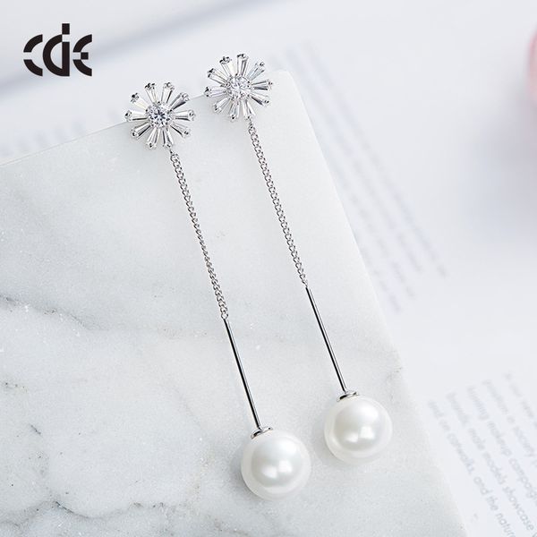 

свадебная вечеринка из бисера жемчужный подарок женщина леди серьги ювелирные изделия с бриллиантами для невесты актерского начала выпускной, Golden