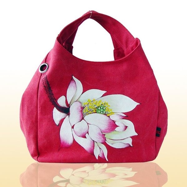 

new national fashion hand-painted female bag canvas bag handbag chinese style women's handbags