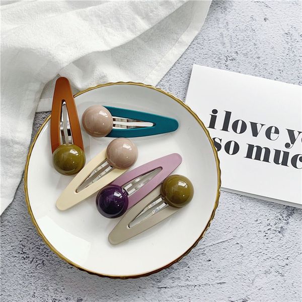 

1 pc color pearl side bb clip girls hair accessories rim hair clips for women hairpin hairgrips drop shipping