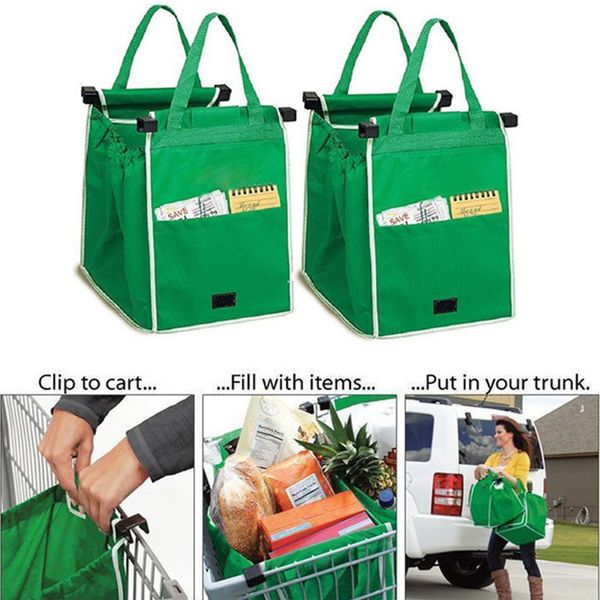 

reusable folding tote shopping bag with handles