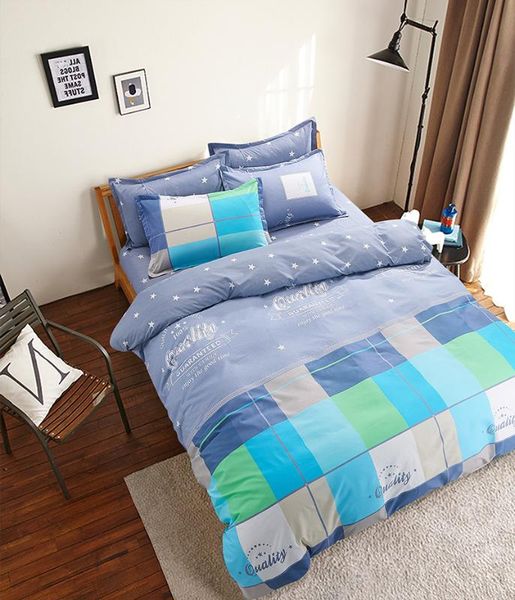 

bedding sets lovely plaid comforter set twin full  size gift for kids cover suit with pillowcases of bed