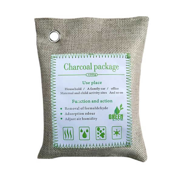 

500g air purifier bamboo charcoals deodorizer bags natural freshener eliminators