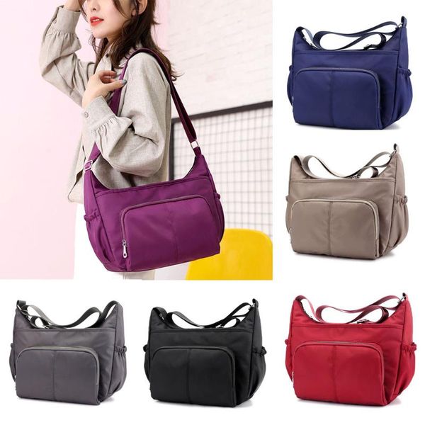 

2019 new waterproof women bag double shoulder bag designer handbags nylon female handbag