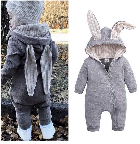 

kid designer clothes infant clothing overalls spring autumn baby rompers rabbit girls boys jumpsuit kids costume outfit, Blue