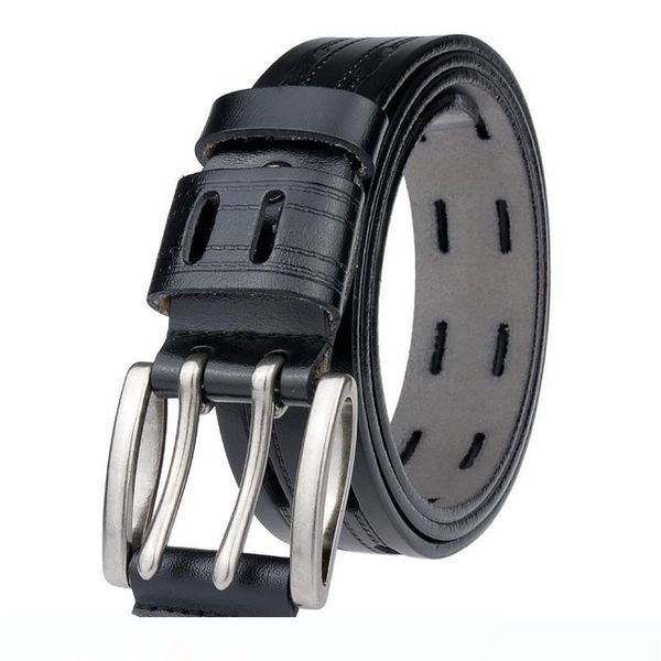 

подлинная кожаный ремень мужской кожаный ремень пряжка для брюки мужские повседневные ремни бизнес черный мужские ремни cowboy waistband ml0, Black;brown