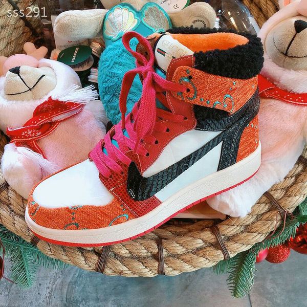 

2019 fashion winter high-shoes women snow boots fur one thick bottom plus velvet cotton boots sneakers women factory direct sales, Black