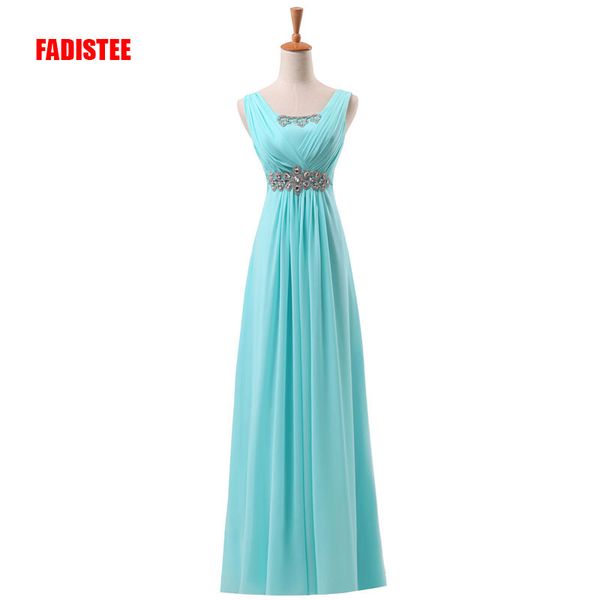 

новое поступление элегантное длинное платье вечерняя вечеринка шифон a-line складки vestido де noiva формальные молнии кристалл талии v-откр, Black;red