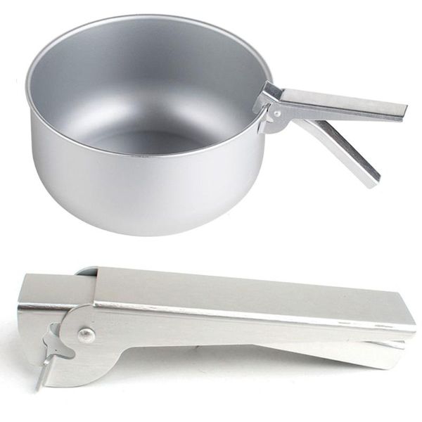 

pan gripper pot picnic durable aluminum arm camping outdoor cookware tableware anti-skid holder bowl handle anti-hot
