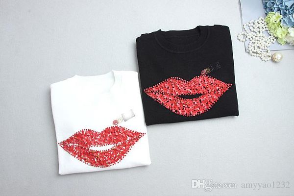 

2018 бренд тот же стиль свитер черный / белый пуловер с длинным рукавом круглый вырез модные свитера выпускной свитер dl, White;black