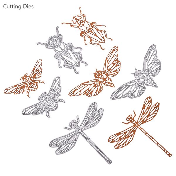 

животные насекомое пчелы металл плашки марки трафареты для diy scrapbooking альбом штамп бумажные карты тиснение другие декоративные наклейк