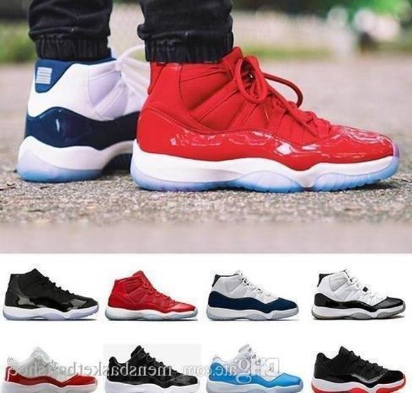 

2019 11 win like 96 win like 82 basketball shoes men women gym red black-white 11s sport shoes trainers sneakers