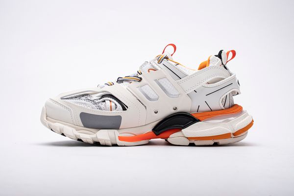 

designer tripler outdoor triple s track 3.0 brand grey orange yellow womens casual shoes platform sports sneakers trek mens trainers 36 - 45