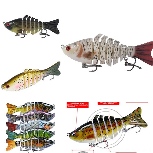

7s4g8 box tackle box 5 поддельные приманки типа luya fishing (10 см * 15,5 г) могут содержать 5 сетчатых приманок