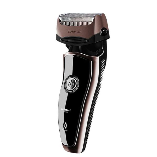 

kemei km-8009 men's electric foil shaver with 2 spare shaving heads rechargeable and cordless razor