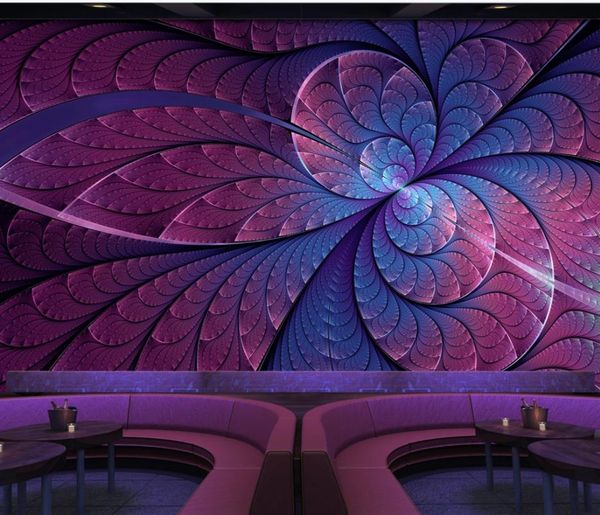 

abstract pattern bar ktv background wall 3d murals wallpaper for living room