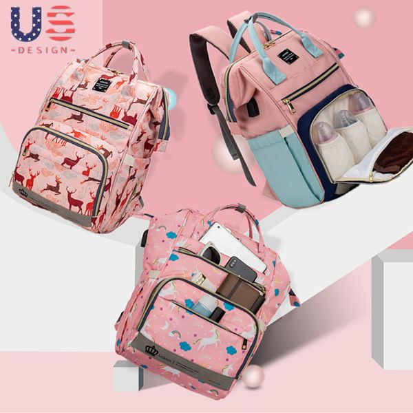 

maternity products new shoulder mummy bag large capacity multifunctional maternal and child bag waterproof diaper