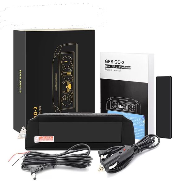 

gps go-2 car intelligent escort car accessories hud head up display fatigue driving alarm and over speed alarm head-up display