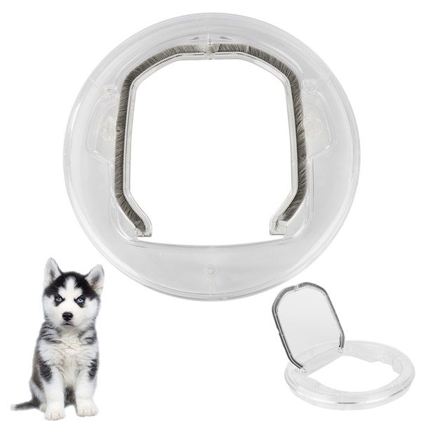 

4 way pet cat puppy dog magnetic lock lockable safe-flap door gate frame pet dog stair escalera perro escalier pour chien
